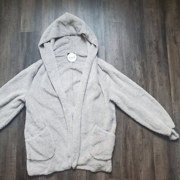 Sherpa Cardigan Hoodie - Picture 1 of 8